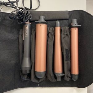 Conair Rose Gold INFINITIPRO Curling Iron Set - used